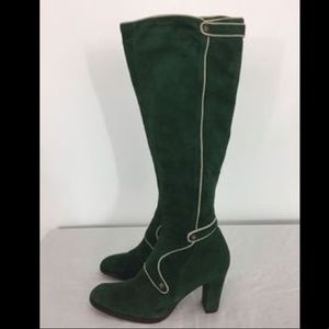 🔥Green Suede Coclico Boots sz 40🔥